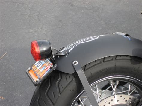 This is the three star general! FENDER MOUNT TAIL LIGHT - Blue Collar Bobbers