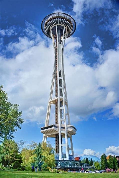 Space Needle Seattle Washington Photograph By Nikolyn Mcdonald Fine