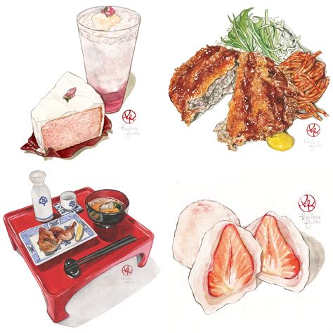Japanese Food Illustrator Im An American Illustrator Living In Tokyo