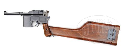 Spectacular Mauser C96 Early Post War Bolo With Original Stock