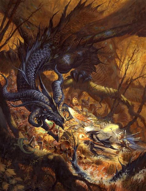 Dragons Lair By Ralphhorsley Fantasy Illustration Dungeons And