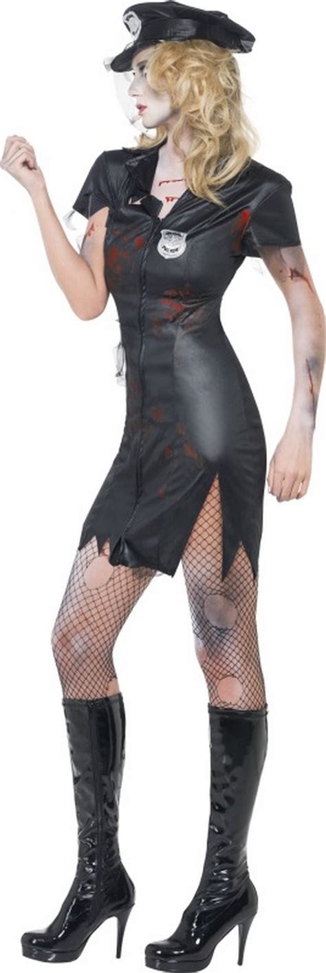 Costume Zombie Poliziotta Sexy Donna Halloween Costumi Adultie Vestiti Di Carnevale Online