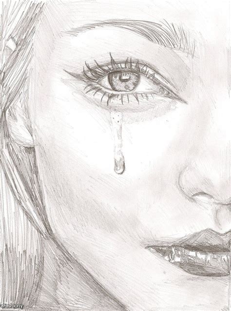 crying girl sketch art pinterest dessin art dessin and dessin triste images and photos finder