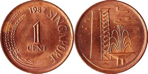 1 Cent Without Mintmark Singapore Numista