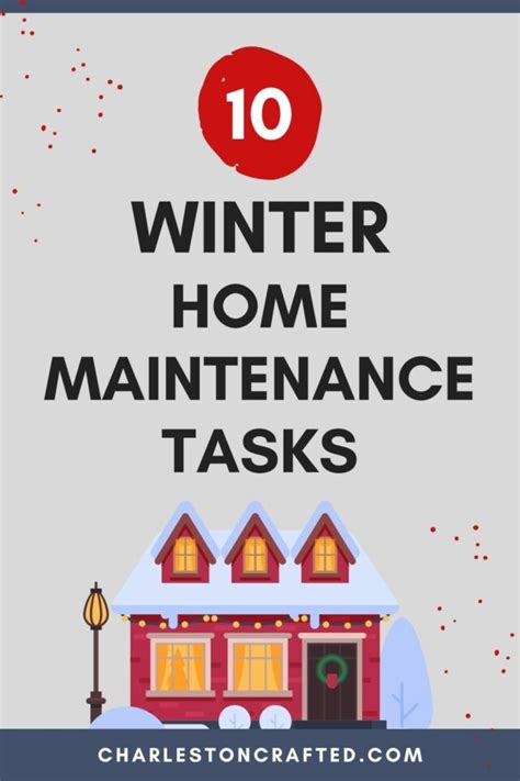 Winter Home Maintenance Checklist Free Printable Pdf