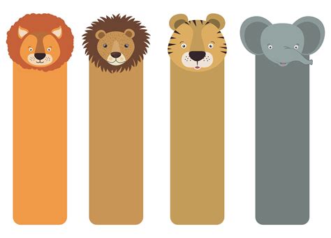 10 Best Free Printable Animal Bookmarks To Color Pdf For Free At Printablee