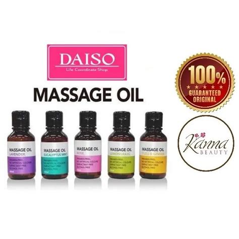 Daiso Massage Oil 40ml Choose Scent Lazada Ph