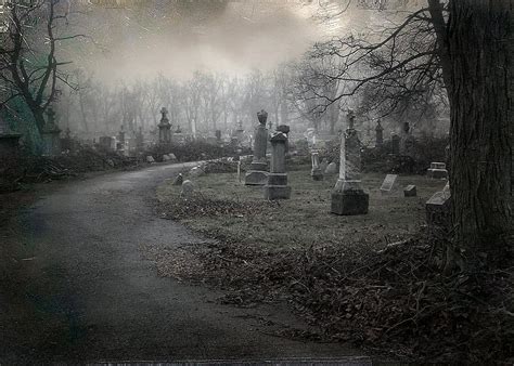 Spooky Graveyard Gothic Path Photograph By Gothicrow Images Fine Art