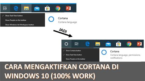 Cara Mengaktifkan Cortana Di Windows 10 Dijamin Berhasil 100 Youtube