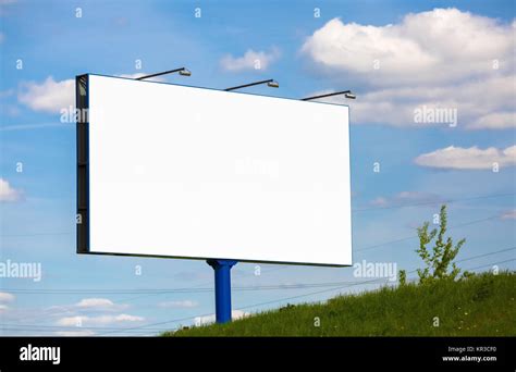 Big Blank Billboard Stock Photo Alamy