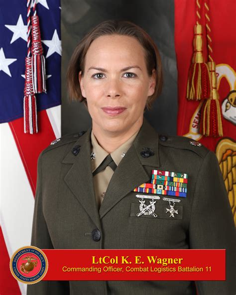 Lieutenant Colonel Ke Wagner 1st Marine Logistics Group Leaders