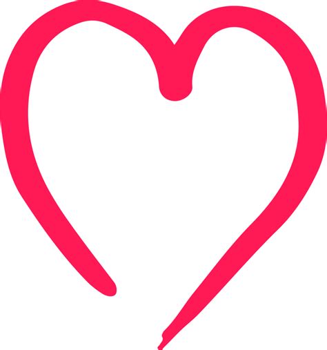 Hand Drawn Heart Icon Sign Design 10056115 Png
