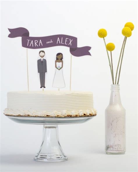 25 Unique Wedding Cake Toppers 케이크 토퍼 케이크 아이디어