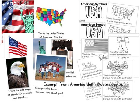 Check spelling or type a new query. American symbols for kids in kindergarten and first grade