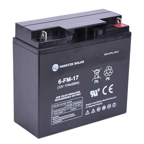 Supply 12v 17ah Lead Acid Battery Wholesale Factory Yangtze Battery