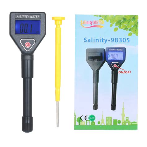 Seawater Salinity Refractometer Portable Handheld Salinity Meter ATC