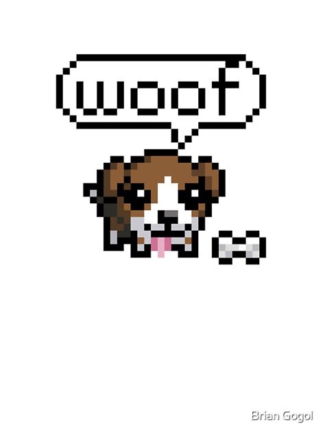 Cute Puppy Pixel Art Stickers By Pixelkraft Redbubble