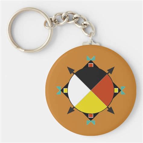 Cherokee Four Directions Keychain