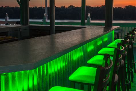 Led Outdoor Bar Lighting Tropical Patio St Louis