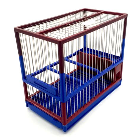 jaula Jilguero C2 Inox Azulgrana | Pajarería Samu