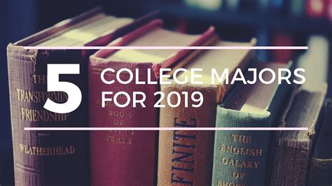 5 Best College Majors For 2019 Youtube