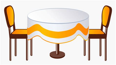 Table Furniture Clip Art Dining Table Clipart Hd Png Download