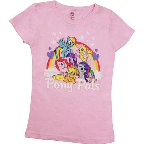 My Little Pony Pony Pals Rainbow Group Childrens Girls Cartoon Glitter