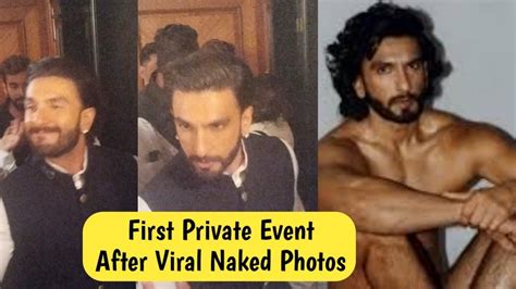 Ranveer Singh First Event Apperance After His Naked Photos Viral On Social Media Exclusive