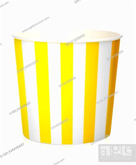 Empty Popcorn Box Stock Photo Picture And Low Budget Royalty Free
