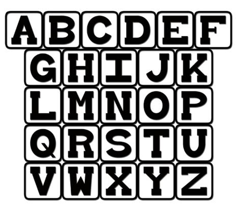 Funny bold alphabet letters vectors (674). 10 Block Letter Font Styles Images - Alphabet Graffiti ...