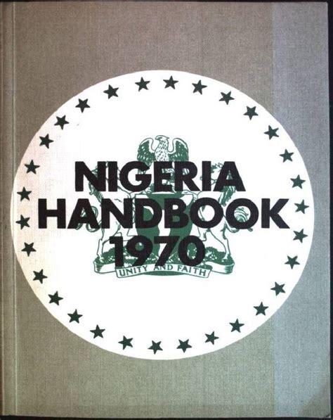 Nigeria Handbook 1970 Von Federal Ministry Of Information Ed Gut