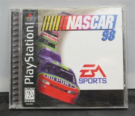 Nascar 98 Ea Sports Sony Playstation 1 Ps1 Complete Racing Game Cib 11