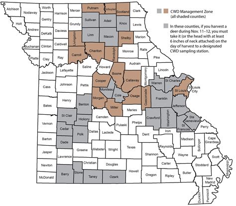 Mdc Thanks Hunters For Help With Cwd Sampling Missouri Department Of