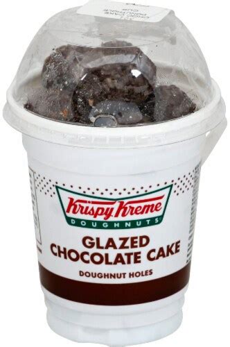 Krispy Kreme Glazed Chocolate Cake Doughnut Holes Oz Food Less