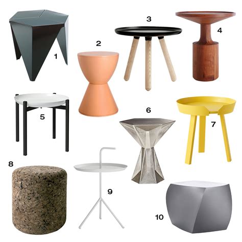 Roundup 10 Modern Side Tables