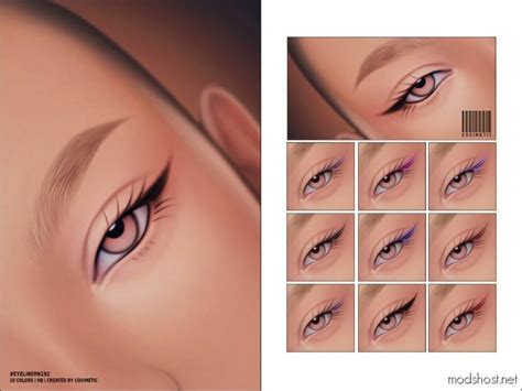 Eyeliner N192 Sims 4 Makeup Mod Modshost