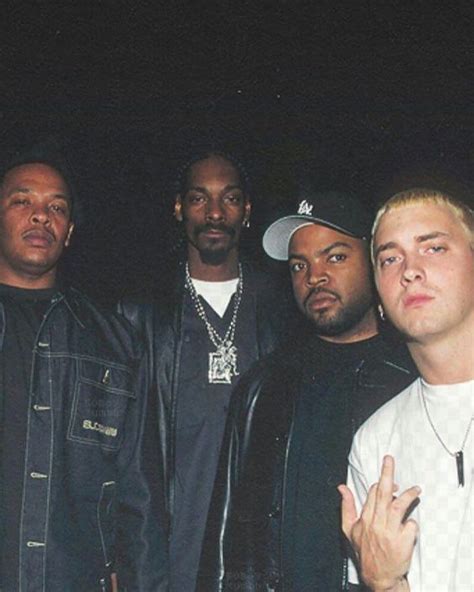 Dre Snoop Ice Cubec And Eminem 90s Mode Hip Hop 90s Hip Hop Slim