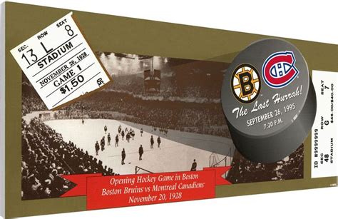 Thats My Ticket Boston Bruins Last Game At The Garden Ticket Team