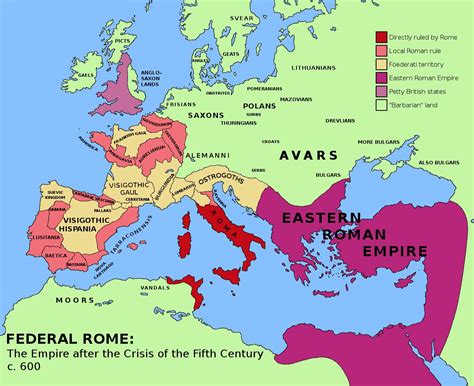Federal Rome A Very Legalistic Roman View Of The Empire In 500 Ce It