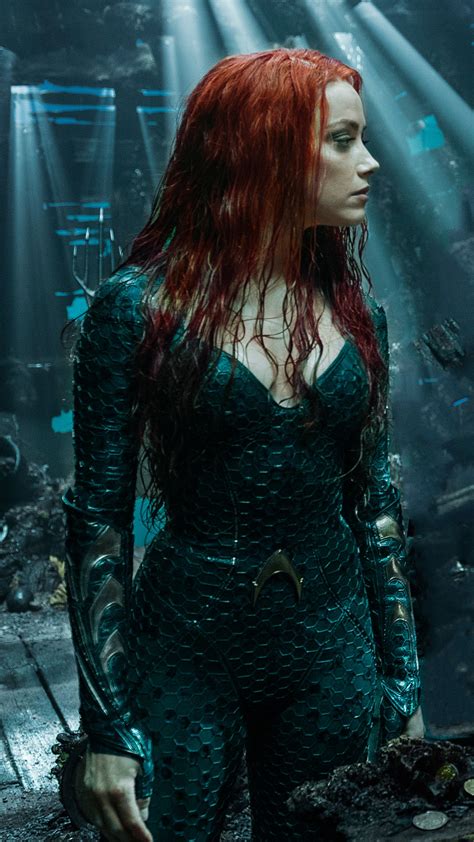 2160x3840 Arthur Curry And Amber Heard As Mera In Aquaman 2018 Sony