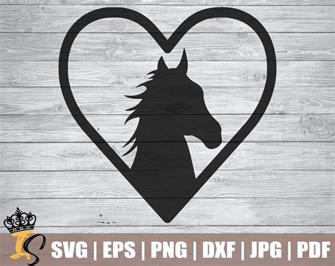 Horse Love Svg Comercial Use Instant Download Printable | Etsy