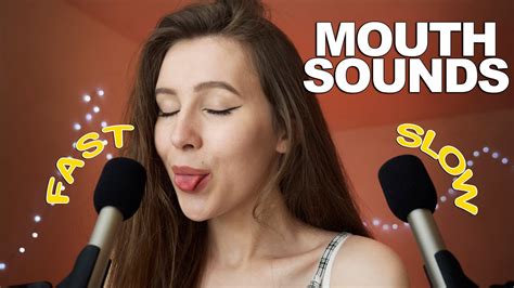 Asmr Fast And Slow Mouth Sound Tongue Clicking And Hand Sounds