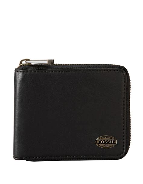 Fossil Mens Leather Bifold Wallet Paul Smith