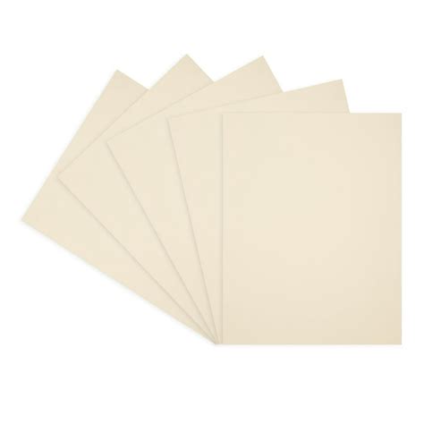 Darice Vanilla Cream Textured Cardstock 85 X 11 40 Sheets Walmart