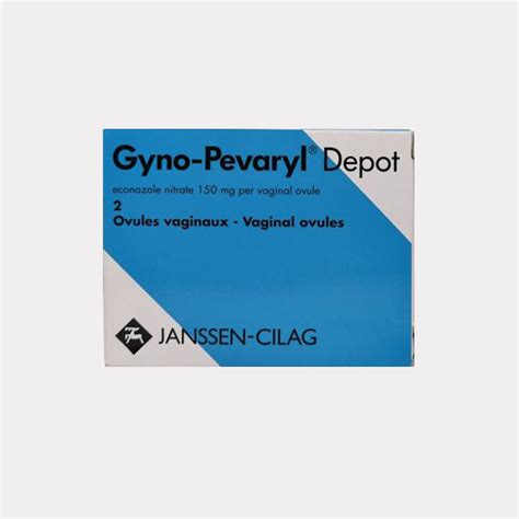 Gyno Pevaryl Depot Vaginal Suppositories 2 Pieces