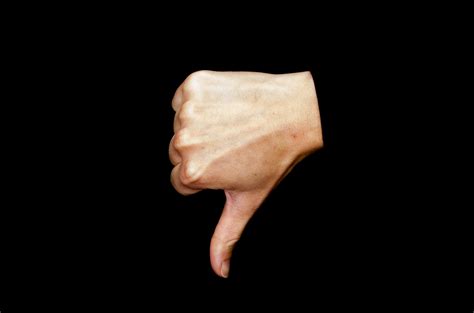 Thumb Down Free Stock Photo - Public Domain Pictures