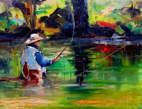 73 Best Art Fly Fishing Images On Pinterest Fishing Oil On Canvas