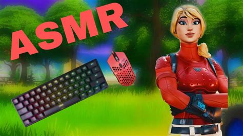 Asmr Keyboard And Mouse Noises Playing Fortnite Youtube