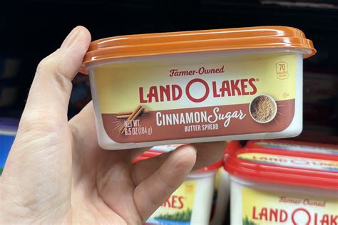 Land O Lakes Cinnamon Sugar Butter Spread Is Back At Walmart Seasonal
