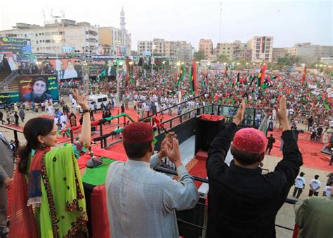 sherry rehman at the ppp rally in lyari sherry rehman